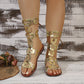 ⏳Limited-time 50% off⏰Lace-Up Roman Style Flat Sandals for Summer👡