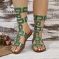 ⏳Limited-time 50% off⏰Lace-Up Roman Style Flat Sandals for Summer👡