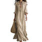 ⏳Limited-time 50% off⏰Women Ruffle V-Neck Tiered Maxi Dress🌸👗