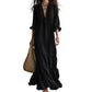 ⏳Limited-time 50% off⏰Women Ruffle V-Neck Tiered Maxi Dress🌸👗