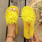⏳Limited-time 50% off⏰Women Floral Flip Flops Lightweight Summer Slippers🩴🌸