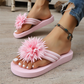 ⏳Limited-time 50% off⏰Women Floral Flip Flops Lightweight Summer Slippers🩴🌸