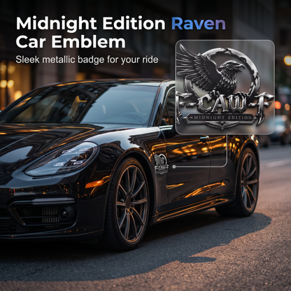 ⏳Limited-time 50% off⏰Midnight Edition Raven Metal Emblem for Cars & Trucks🦅🚗