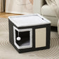 📢📢50% OFF & In Stock and Free Shipping✈️ 🏠 Foldable 2-in-1 Cat Cube House – Dual-Level Design, Built-in Scratching Pad & All-Season Comfort – Space-Saving & Portable 🐾