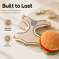 ⏳Limited-time 50% off⏰Cute Hamburger Pet Harness and Leash Set with Mini Backpack🍔🦮