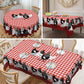 ⏳Limited-time 50% off⏰Red Plaid Rooster Tablecloth🐔🐓
