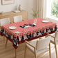 ⏳Limited-time 50% off⏰Red Plaid Rooster Tablecloth🐔🐓