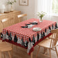 ⏳Limited-time 50% off⏰Red Plaid Rooster Tablecloth🐔🐓