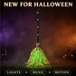 ⏳Limited-time 50% off⏰Animated Witch Broom Halloween Decoration with Lights and Sound🧙