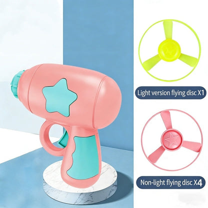 ⏳Limited-time 50% off⏰LED Flying Disc Launcher Gun Toy🐈🪁