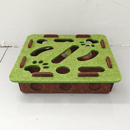 ⏳Limited-time 50% off⏰Interactive Felt Maze Toy for Cats🐱🧱