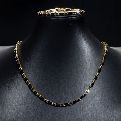 ⏳Limited-time 50% off⏰Sparkling Jewelry Set📿🖤