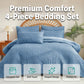 ⏳Limited-time 50% off⏰Solid Color 100% Cotton Bedding 4-Piece Set🛏️