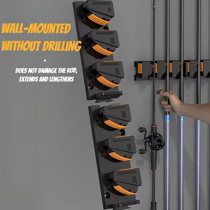 ⏳Limited-time 50% off⏰Wall-Mounted Fishing Rod Holder🎣🚡