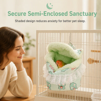 ⏳Limited-time 50% off⏰Warm Hanging Nest for Small Pets – Snug, Private, Easy‑Hang 🦜🐹🏠