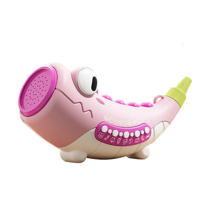 📯 LIMITED-TIME 50% OFF! ✨ Adorable Animal Horn Toy for Kids – Cute Shape, Breath Training, Easy Clean 🐊