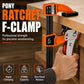 ⏳Limited-time 50% off⏰Heavy Duty Aluminum Alloy Ratchet F Clamp | Quick Release Woodworking Clamping Tool🗜️