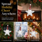 ⏳Limited-time 50% off⏰Sequin Santa Claus and Five-Pointed Star Hanging Ornaments for Christmas Tree Home Decoration🎅⭐