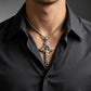 ⏳Limited-time 50% off⏰Men's Stainless Steel Vintage Cross Pendant Necklace✝️📿