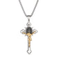 ⏳Limited-time 50% off⏰Men's Stainless Steel Vintage Cross Pendant Necklace✝️📿