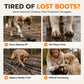 ⏳Limited-time 50% off⏰Waterproof Anti-Drop Dog Boots with Adjustable Harness Suspender🐕🛡️💦