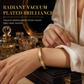 🌸 50% OFF! ✨ 18K Vacuum Plated Titanium Steel Bangle – Radiant Mirror-Like Finish, Intricate Engraved Lettering & Tarnish-Free Premium Steel – Hypoallergenic Elegance for Daily Wear 💛