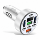 ⏳Limited-time 50% off⏰40W 8 in 1 Fast Car Adapter with Digital Voltage Display 4 USB and 4 PD Ports🚗⚡️