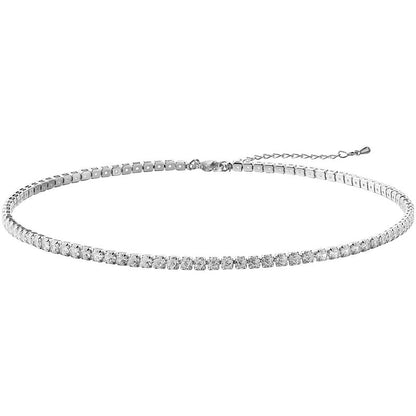 ⏳Limited-time 50% off⏰Luxury Full Zircon Tennis Necklace📿🪡