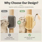⏳Limited-time 50% off⏰2-in-1 Pet Corner Self Groomer with Feather Wand🐈🪶