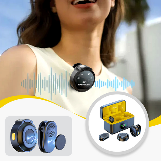 ⏳Limited-time 50% off⏰Wireless Lavalier Microphone with Noise Cancellation🎙️