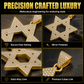 ⏳Limited-time 50% off⏰Hip Hop Iced Out Rhinestone Hollow Star of David with 50cm Chain✡️📿