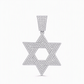 ⏳Limited-time 50% off⏰Hip Hop Iced Out Rhinestone Hollow Star of David with 50cm Chain✡️📿