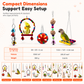 ⏳Limited-time 50% off⏰Parrot Toy Set with Swing Perch and Chewing Toys for Bird Cage Decoration and Boredom Relief🦜🪀
