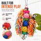 ⏳Limited-time 50% off⏰Parrot Toy Set with Swing Perch and Chewing Toys for Bird Cage Decoration and Boredom Relief🦜🪀