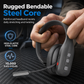 ⏳Limited-time 50% off⏰Trucker Bluetooth Headset: ENC Noise Reduction, Flexible Boom Mic, 78H Playtime, Lightweight🚚🎧