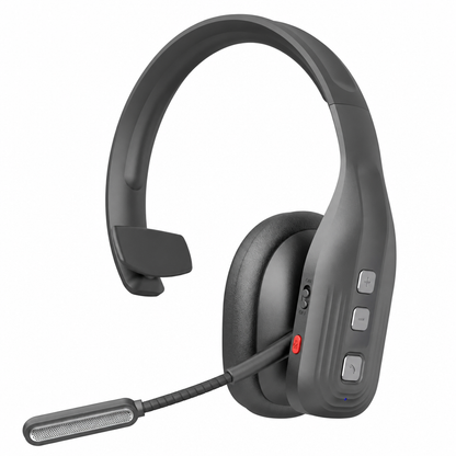 ⏳Limited-time 50% off⏰Trucker Bluetooth Headset: ENC Noise Reduction, Flexible Boom Mic, 78H Playtime, Lightweight🚚🎧