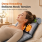 ⏳Limited-time 50% off⏰Electric Folding Massage Mattress Pad with Neck Rollers Vibration Heating and Leg Kneading for Full Body Relaxation💆