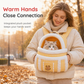 🐾 Limited-Time Offer! 🔥 Fleece-Lined Pet Carrier Backpack 🎒Keep Your Cat Cosy & Close on Chilly Autumn & Winter Adventures ✨