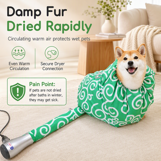⏳Limited-time 50% off⏰Pet Drying Bag for Dogs and Cats♨️🐱🐶