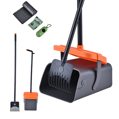 ⏳Limited-time 50% off⏰Long-Handle Dog Pooper Scooper Set🧹💩🗑️
