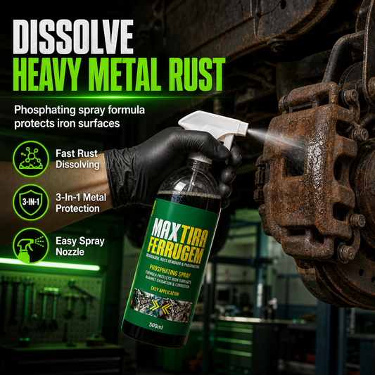 ⏳ Limited Time Discount 💥 ✨ 3 in 1 Rust Remover & Phosphating Agent – Degrease, Remove Rust, Anti-Rust ✨ 🛡️🔥