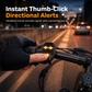 ⏳Limited-time 50% off⏰USB Rechargeable Bike Turn Signal Tail Light with Wireless Remote Control Detachable Bicycle Warning Light for Night Riding🚲🚨
