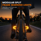 ⏳Limited-time 50% off⏰USB Rechargeable Bike Turn Signal Tail Light with Wireless Remote Control Detachable Bicycle Warning Light for Night Riding🚲🚨