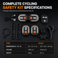 ⏳Limited-time 50% off⏰USB Rechargeable Bike Turn Signal Tail Light with Wireless Remote Control Detachable Bicycle Warning Light for Night Riding🚲🚨